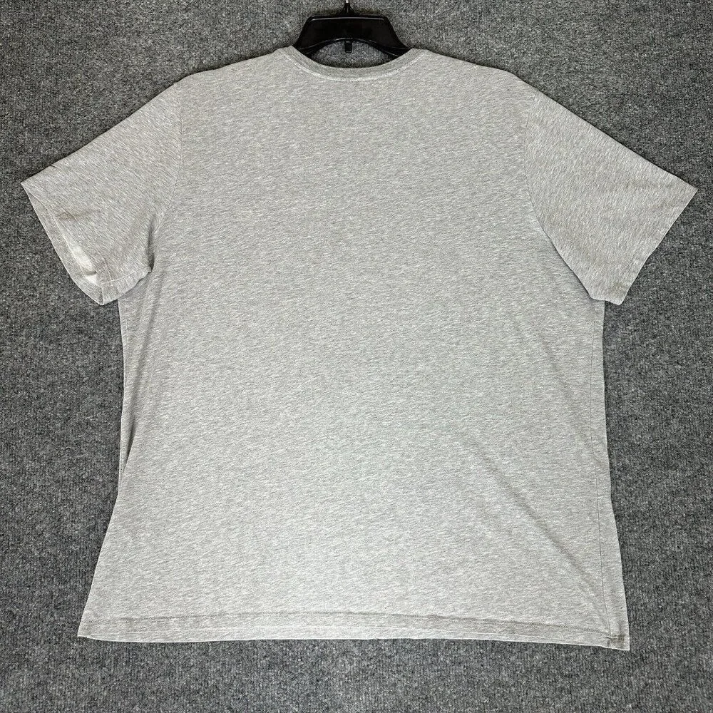 Nike Shirt Mens 2XL Gray Dri-Fit Swoosh Short Sleeve Activewear Casual XXL Adult